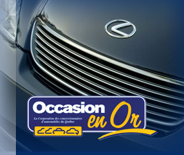 Occasion en or et Lexus usagé a vendre region Quebec chez Lexus à Québec
